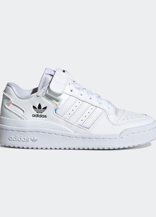 Adidas “forum low”  детские кожаные кроссовки/кеды