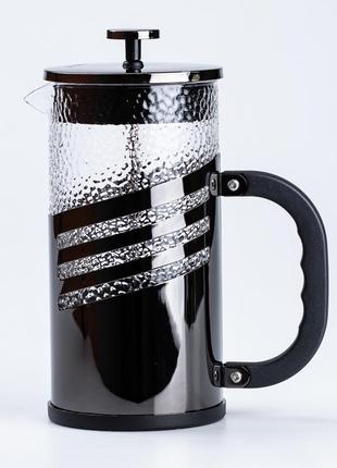 Скляний чайник для заварки френч прес для кави чайник заварювальний з фільтром 1 л (заварювальні чайники)