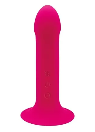 Ділдо з вібрацією adrien lastic hitsens 2 pink 17,2см