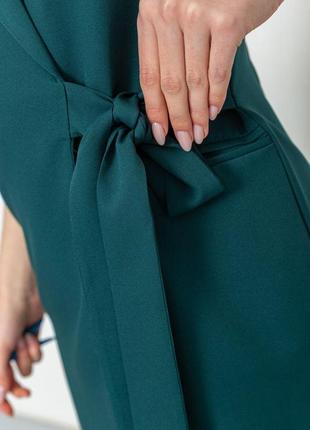 Сукня ошатна однотонна, колір зелений, 214r3285 фото