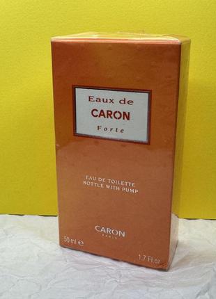 Caron eaux de caron forte винтаж