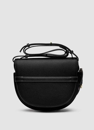 Loewe gate small leather and jacquard shoulder bag black, купить выгодно.2 фото