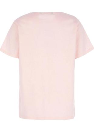 Трикотажна рожева футболка з чистої бавовни р.244 фото