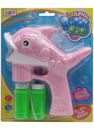 Дитячий генератор мильних бульбашок дельфін s680-7 (pink зі світлом і найкраща ціна на pokuponline