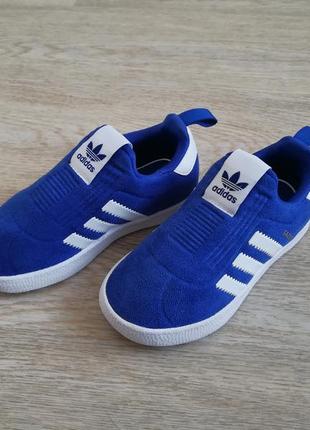 Кроссовки кросівки синие adidas gazelle 25 размер