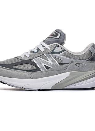 Кроссовки нью бэленс new balance new balance 990v6 grey white