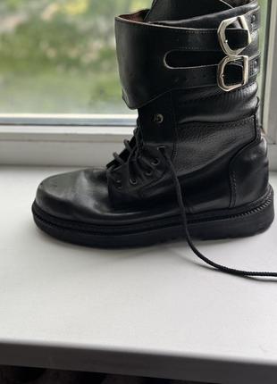 Мото ботинки motor division, кожа розмір