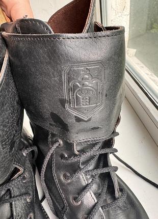 Мото ботинки motor division, кожа розмір