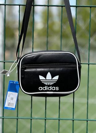 Сумка adidas,барсетка adidas,крос-боді адідас,сумка через плече adidas ac mini airl,сумка чорна,бананка адідас1 фото