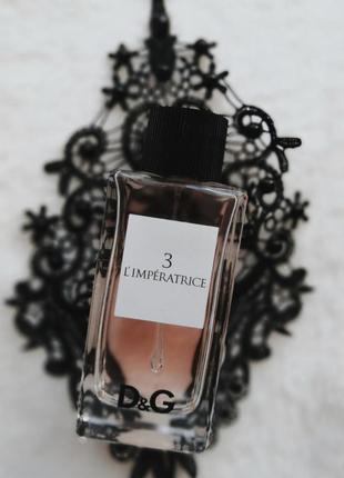 Парфумована вода dolce&gabbana 3 l'imperatrice