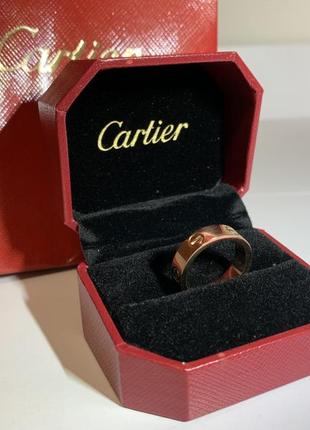 Кольцо cartier love обручкая кольццо