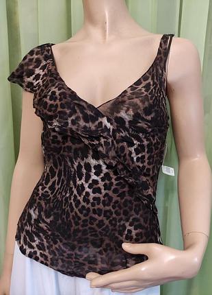 Блуза з леопардовим принтом "next", uk 14
