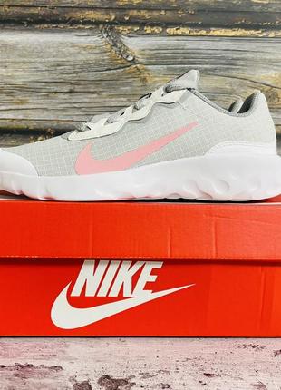 Кроссовки nike explore strada gs - grey/pink, оригинал