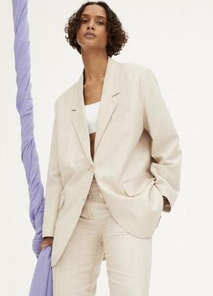 Жакет пиджак лен