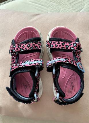 Босоніжки для дівчинки skechers, сандалі, літні черевики4 фото