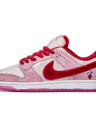 Кроссовки найк nike nike sb dunk low х strangelove skateboards