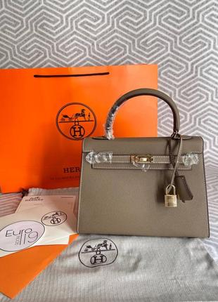 Сумка hermes бежевая kelly 25