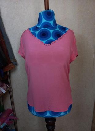 Шелковая нежная футболка 50-52 размер reiss2 фото