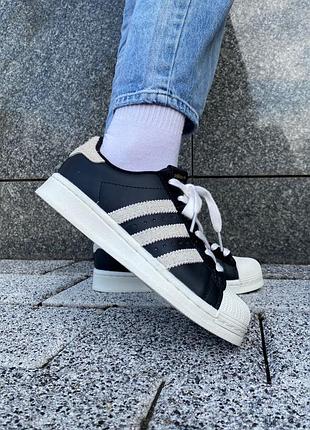 Adidas superstar black/white 2.0