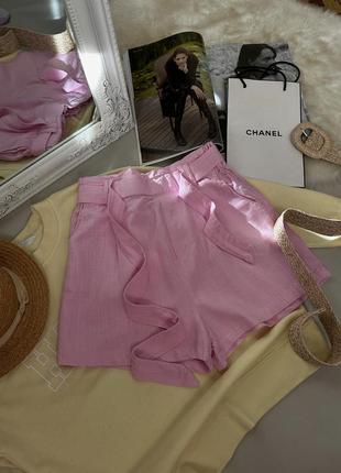 Розовые женские шорты6 фото