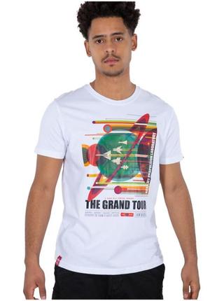 Футболка alpha industries nasa grand tour short sleeve t-shirt