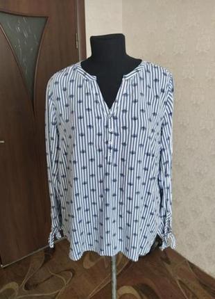 Женская блуза тсм тчибо, 46 евро, наш 54р вискоза 100%3 фото