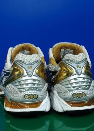 Бігові кросівки asics gel-kayano 14 silver gold оригінал8 фото