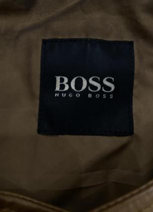 Вінтажна шкіряна куртка hugo boss2 фото