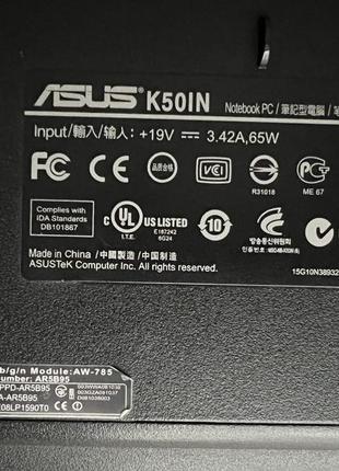 Ноутбук asus k50in4 фото