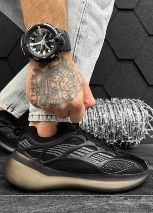 Кроссовки yeezy boost black grey ор1201(k1 9 - 01)