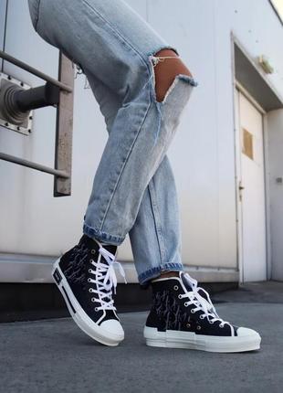 Оберіть стильні кросівки dior sneakers high black white