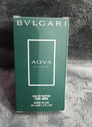 Парфюм мини мужской bvlgari agva 35 мл