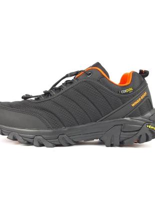 Зимние кроссовки merrell vibram cordura чорні з помаранчевим