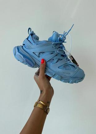Жіночі кросівки balenciaga track blue