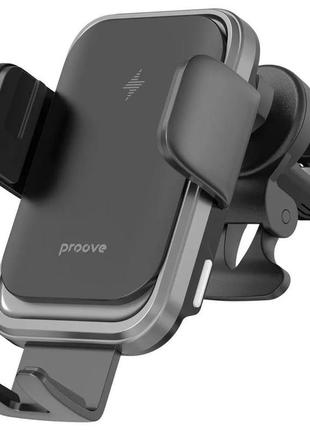 Автомобільний тримач з бездротовим зп proove nitro charge 15w