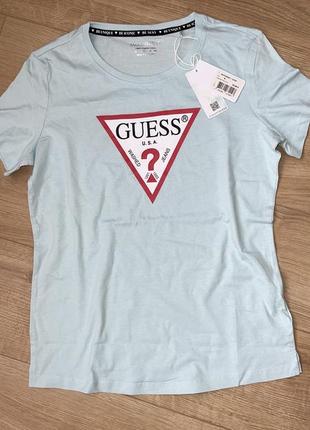 Оригинальная футболка guess оверсайз новая коллекция