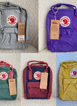 Рюкзак fjallraven kanken mini 7л фьялравен канкен міні5 фото