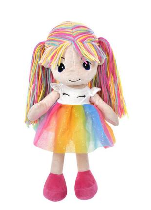 Мягконабивная детская кукла m5745ua 40 см разноцветный pokuponline