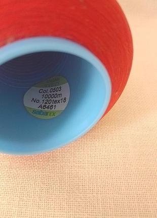 Нити для оверлока текстурированные saba tex 120 (10000 метров) amann group gmbh. нитечка.
