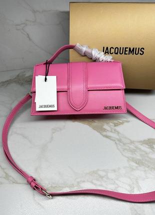 Кожаная сумка jacquemus