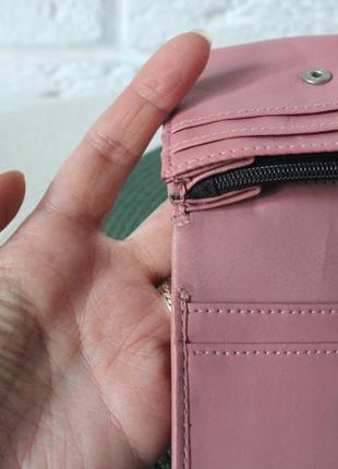Компактний гаманець для невеличкої сумки marks&spencer. натуральна шкіра.6 фото