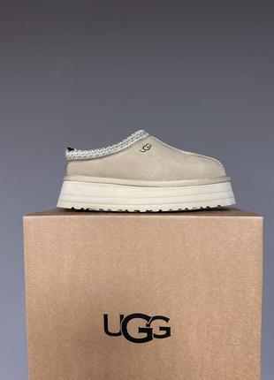 Зимние женские ботинки ugg tazz platform mustard seed