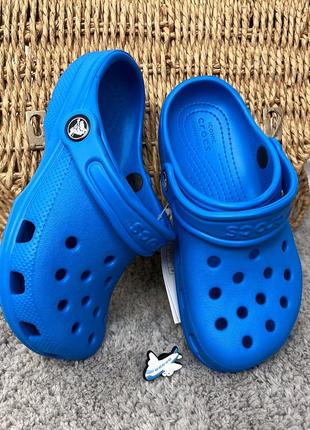 Дитячі крокси сабо crocs classic kids bule  усі розміри у наявності джибітси у наявності