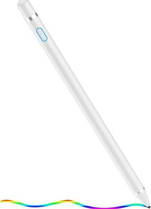 Стілус цифровий олівець активна ручка з тонким кінчиком для сенсорних екранів сумісна з iphone ipad