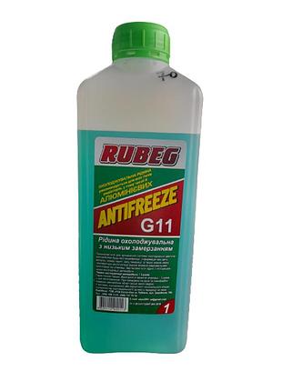 Антифриз зеленый g11 rubeg 1л
