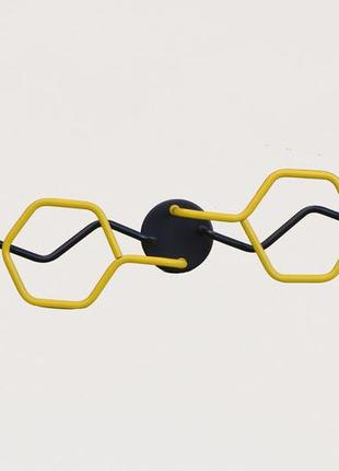 Красива сучасна люстра на 2 лампочки