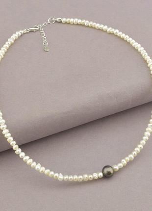 Підвіска перлів срібло (925) 38 см.