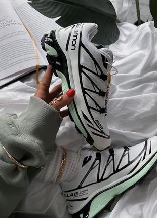 Кроссовки salomon xt-6 white premium ‘icy morn’