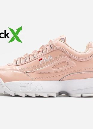 Оберіть стильні кросівки fila disruptor 2 pink \ white