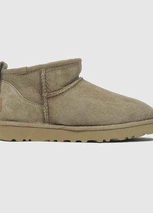 Зимові жіночі черевики ugg ultra mini beige